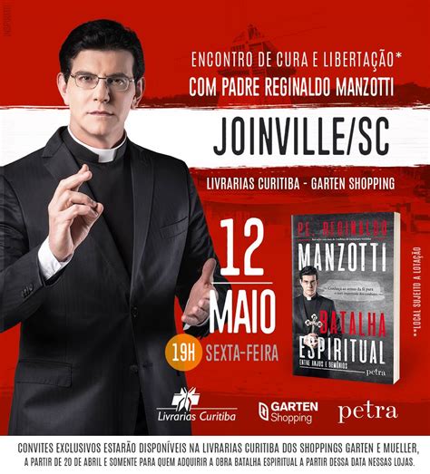 Padre Reginaldo Manzotti Lança Livro Batalha Espiritual Em Joinville