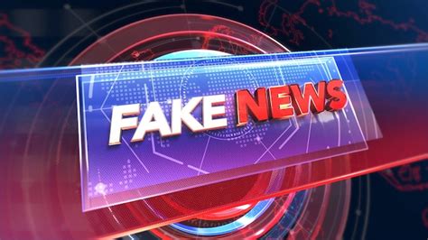 Premium Photo Text Fake News And News Graphic With Lines And Circular