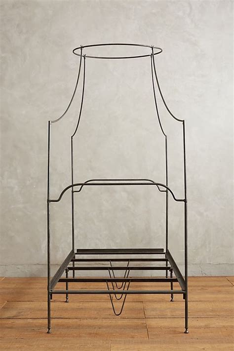 26 bids · ending friday at 8:12pm gmt23h 34m. Campaign Canopy Bed | Iron canopy bed, Antique french bed ...