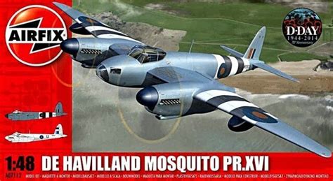 Airfix 07112 De Havilland Mosquito Prxvi D Day 70th Anniversary 148 сборная масштабная модель