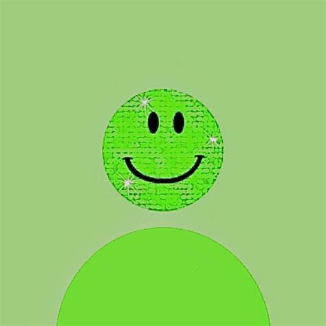 Bright Green Indie Smiley Face Icon Smiley Face Icons Cute Profile Pictures Funny Profile