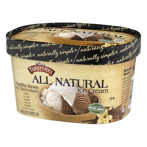 Turkey Hill All Natural Vanilla Bean Chocolate Ice Cream 48 Fl Oz Shipt