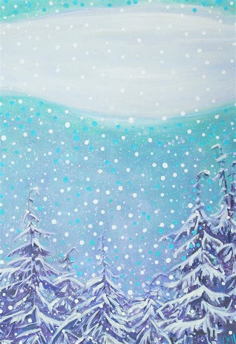 Winter Wonderland Painting By Cindy Collins Fine Art America