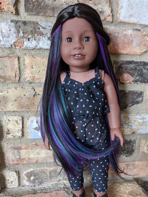 Shirene Custom Ooak African American Girl Doll Brown Eyes Etsy