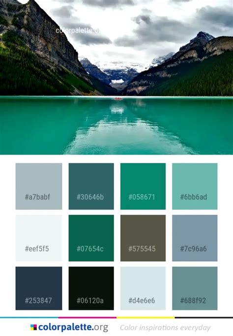 Nature Water Lake Color Palette