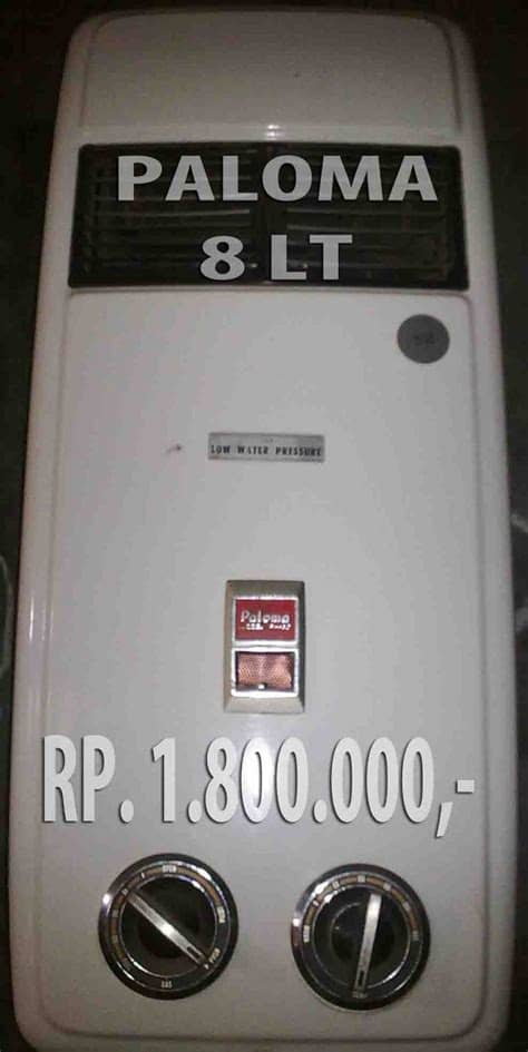 Berikut daftar harga dari solar water heater merek handal terbaru 2020. Harga Gas Water Heater Pemanas Air 2014