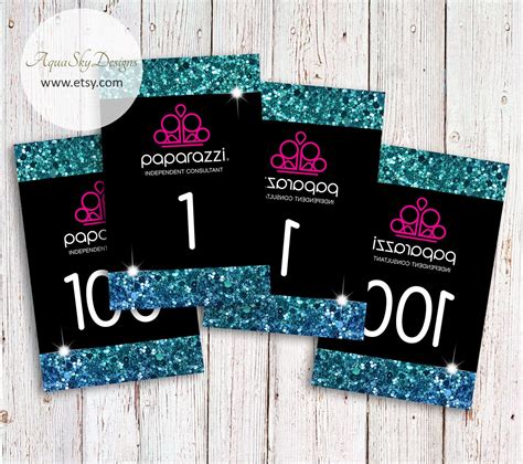 Paparazzi Numbers Cards Paparazzi Numbers Printable Paparazzi Numbers 1