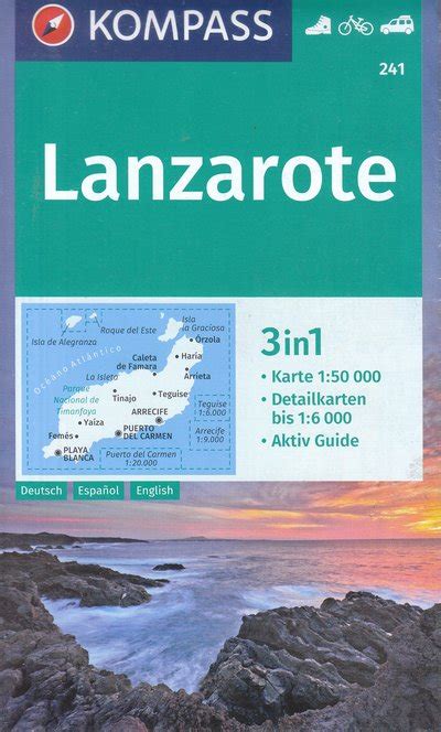 Librería Desnivel Mapa 241 Lanzarote Zona España España