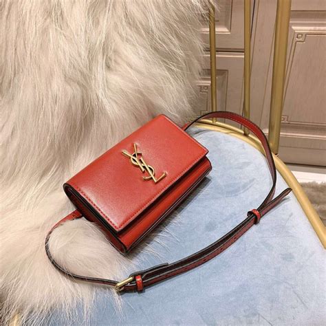 We Do Love Luxury Saint Laurent Paris Ysl Kate Belt Bag In Smooth