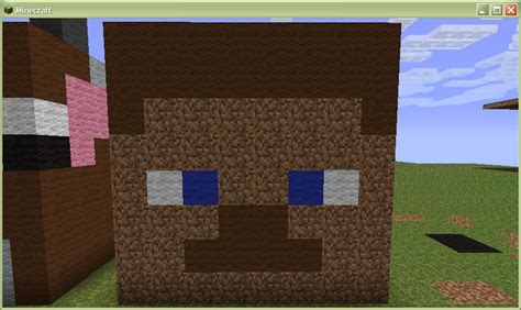 Steve Head Minecraft Pixel Art