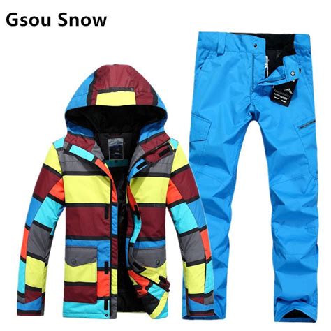 Gsou Snow New Arrival Ski Jacket Men Snowboard Jacket Men Outdoor Sport