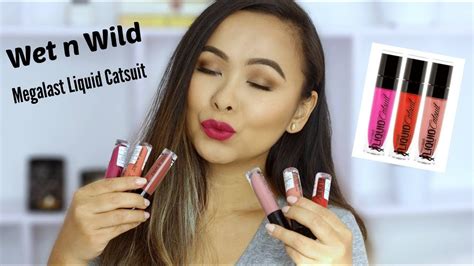 Wet N Wild In India Megalast Liquid Catsuit Matte Lipstick Swatches And Review Youtube