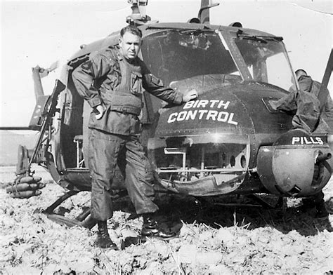 Collectibles And Art Vietnam War Huey Birth Control Gunship Pilot Photo