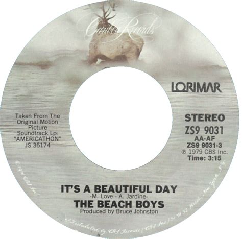 📀 Its A Beautiful Day Edit By The Beach Boys