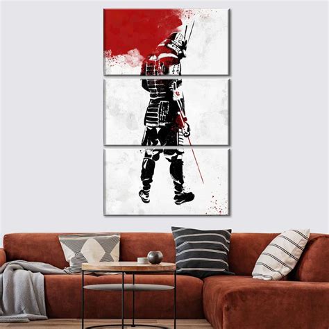 Samurai Warrior Multi Panel Canvas Wall Art Elephantstock