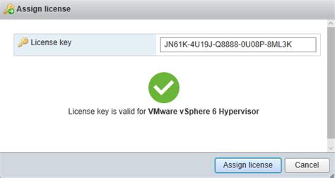How To Add A License Key To Vmware Esxi