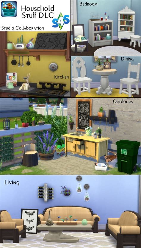 My Sims 4 Blog Sims 4 Studio Household Stuff Collaboration