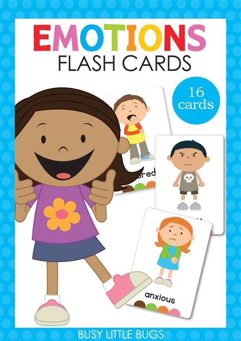 Emotions Flash Cards Emotions Cards Printable Flash Cards Flashcards