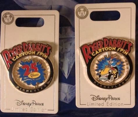 Roger Rabbits Cartoon Spin 25 Years Disney Pin Disney Pins Blog