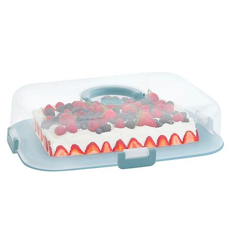 Sweet Creations Cupcakecake Carrier In Blue Bed Bath And Beyond Canada