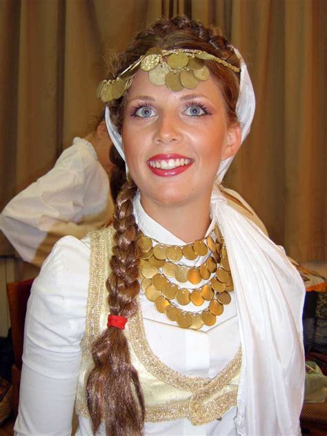 Gorgeous Serbian Woman In Traditional Folklore Costume From Vranje In