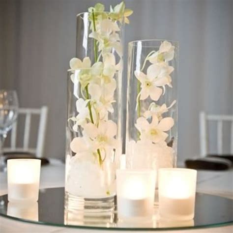 75cm Tall Cylinder Glass Vases For Wedding Table Centrepieces And Party