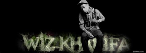 Wiz Khalifa Black And White Photo Facebook Cover