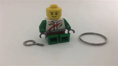 Make Your Own Lego Minifigure Keychain Youtube
