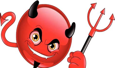 Satan Clipart Devil Emoji Devil Emoticon Png Transparent Png Full