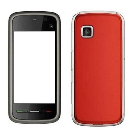 Full Body Housing For Nokia 5233 Black And Red