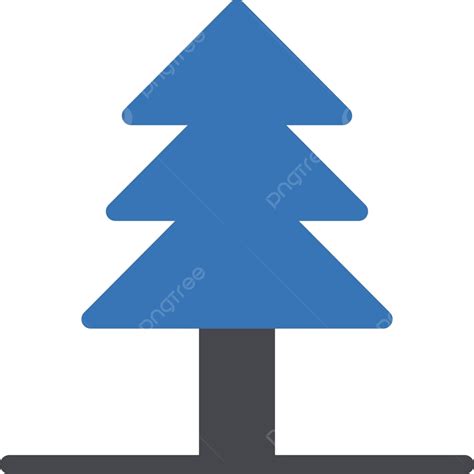 Tree Element Silhouette Flat Vector Element Silhouette Flat Png And