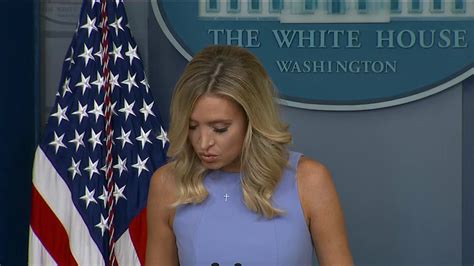 Watch Live White House Press Secretary Kayleigh Mcenany Holds Briefing