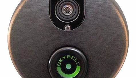 NEW! SkyBell Wi-Fi Video Doorbell Version 2.0 with Night Vision (Bronze