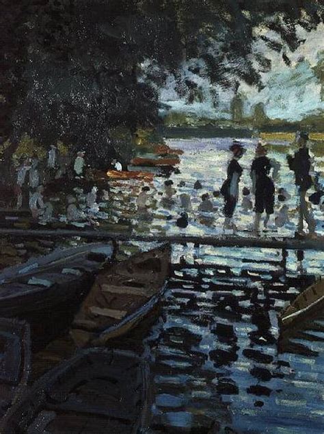 Bathers At La Grenouillere Claude Monet As Art Print Or Hand Painted Oil