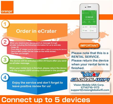 Orange Sim Card 4glte Europe Mobile Wifi Hotspot Rental 3 Gb 10 Days