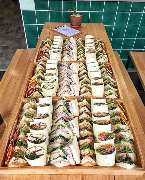 Class ring pop photo credit. Sandwich platter by @loafcronulla | Buffet food, Food ...