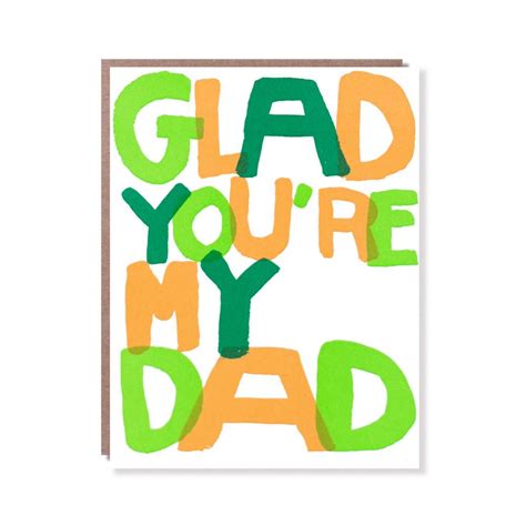 Glad You Re My Dad Father S Day Card Penny Black