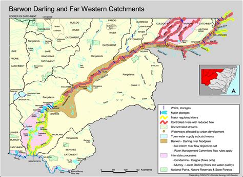 Barwon Darling And Far Western Catchment Map