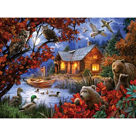 Moonlight Serenity 300 Large Piece Jigsaw Puzzle Bits And Pieces