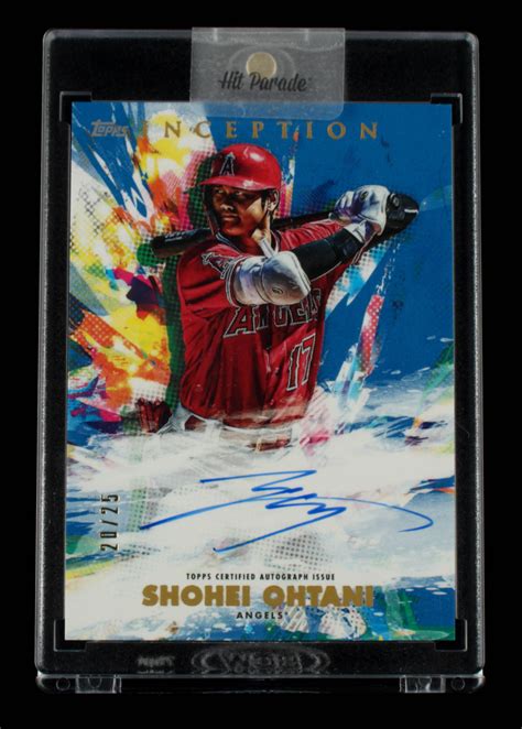 Shohei Ohtani 2020 Topps Inception Rookie And Emerging Stars Autographs Blue Resaso Exch 2025
