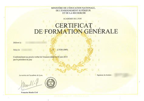 Le Certificat Formation Général Le Blog De Lime Yves Farge