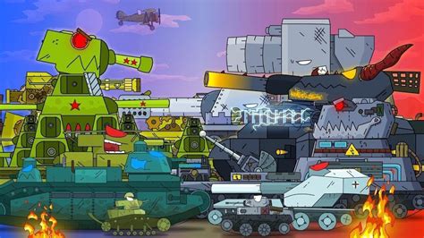 Steel Monsters War Clip Cartoons About Tanks Gerad English Youtube