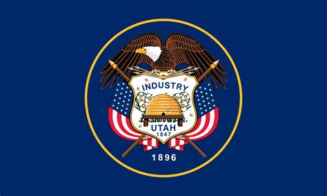 Utah Drapeaux Des Usa