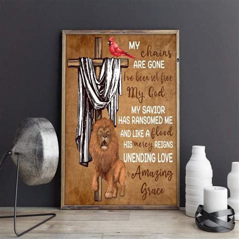 Ntp2512 Jesus Amazing Grace Poster Chicclosetaz Limited