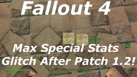 Fallout 4 Max Special Stats Glitch After Patch 12 Special Book