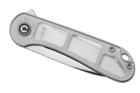 CIVIVI Elementum C907A-7 Satin D2, Polished Clear Lexan, pocket knife