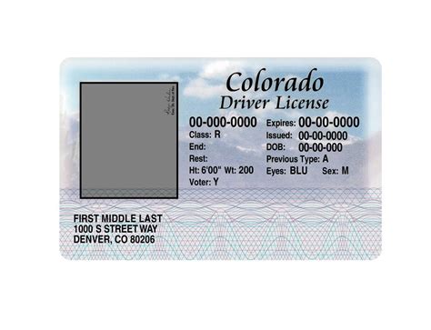 Colorado Driver License Psd Template Psd Templates Drivers License