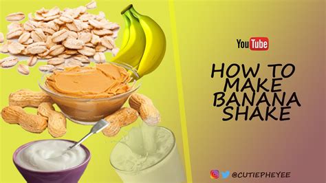 How To Make Banana Shake Youtube