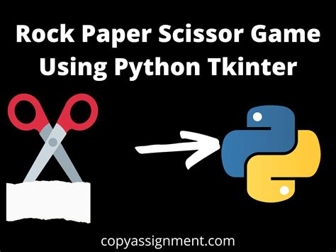 Rock Paper Scissor Game Using Python Tkinter - CopyAssignment