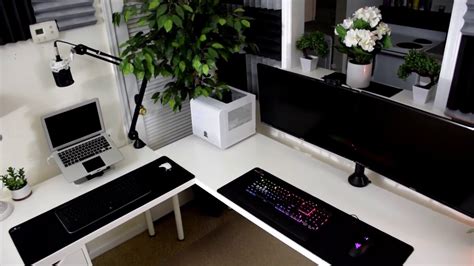 We own 2 ikea desks, both very different. Best Desk? - Ikea Desk Hack - Ikea Furniture - Gaming Desk ...